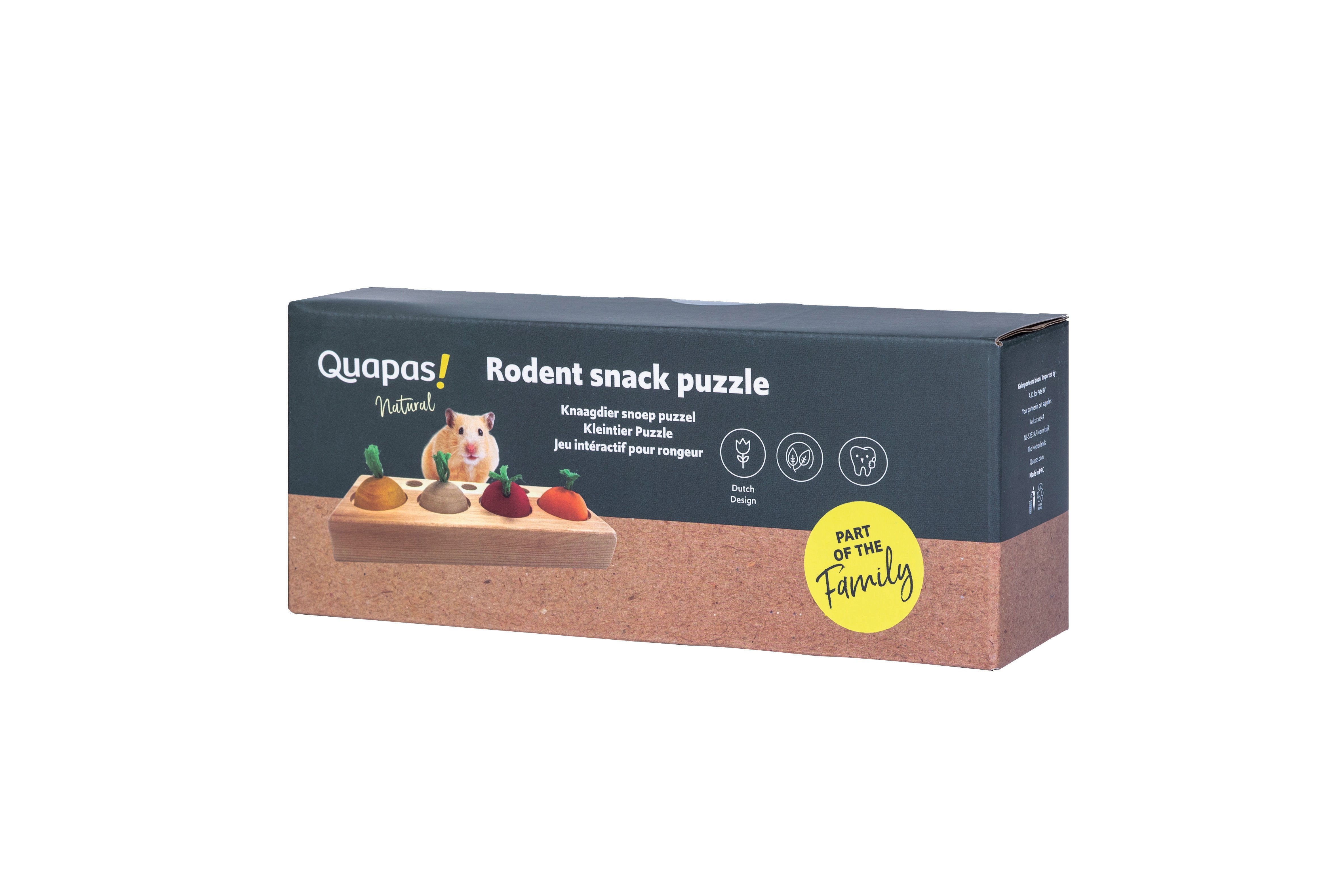 Qupas! Snackpuzzel - Knaagdierspeelgoed