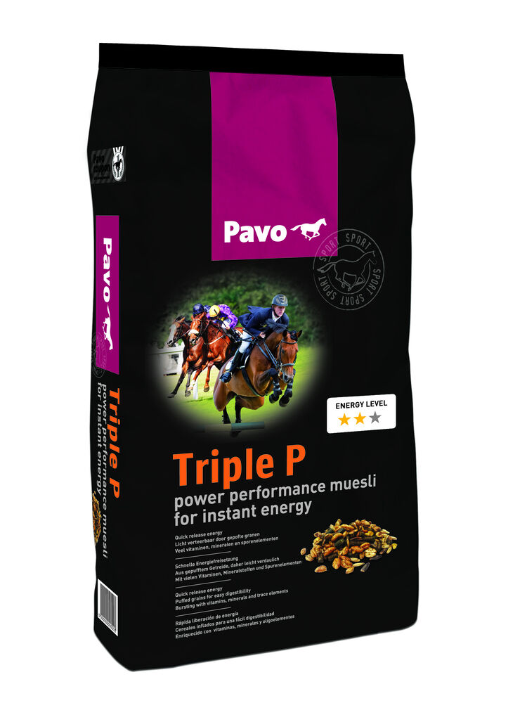 Pavo Triple P - Sport/ prestatie - Paardenvoer Pavo Triple P - Sport/ prestatie - Paardenvoer
