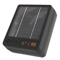Gallagher Solar S12  Incl. Lithium Batterij met gratis Standaard - Solar schrikdraadapparaat - 16.5 cm - 14 cm