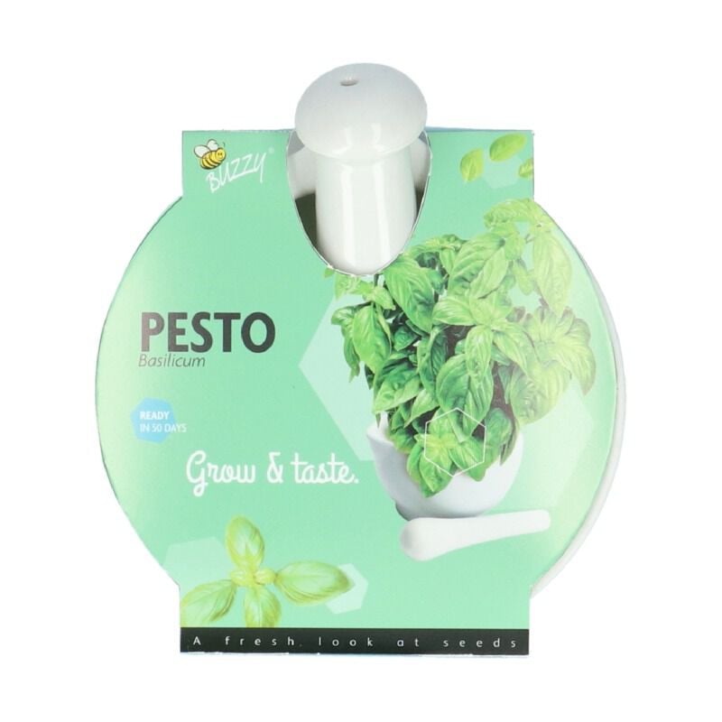 Buzzy Vijzel Pesto  Bio Basilicum - Groentezaden