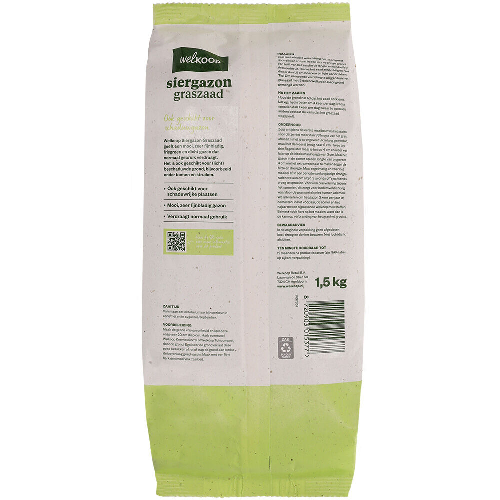 Welkoop - Siergazon Graszaad - 60 m2