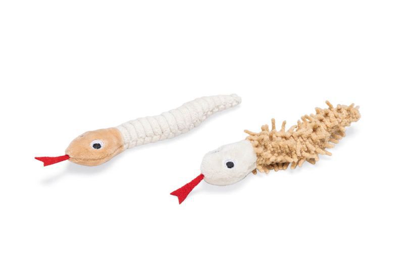 Beeztees Slang Boa - Kattenspeeltje - Bruin