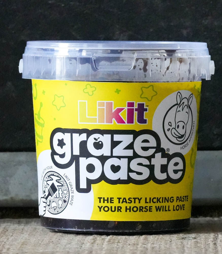 LIKIT Likpasta Graze paste - Paardensnoepjes - 1.2 Kilogram - Naturel