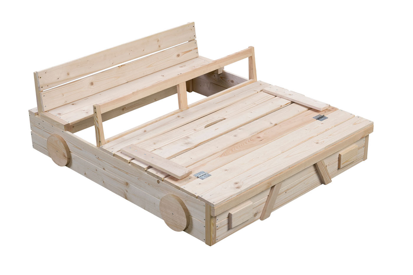 Swing King Auto - Zandbak - Geïmpregneerd fsc hout