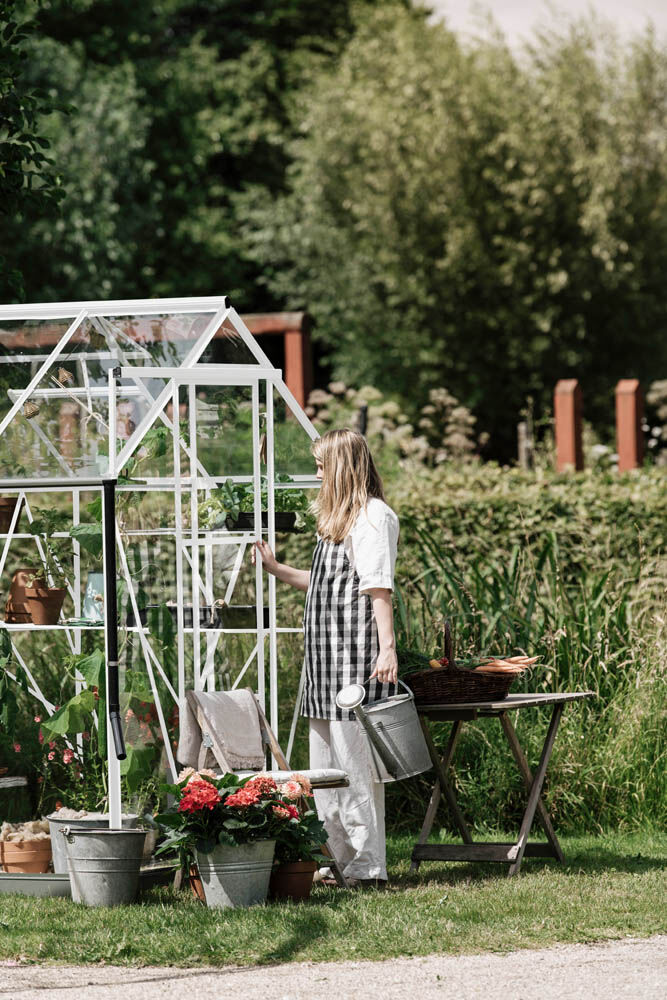 Royal Well Kate V - Tuinkas - Wit - 217x192x436 cm - Veiligheidsglas