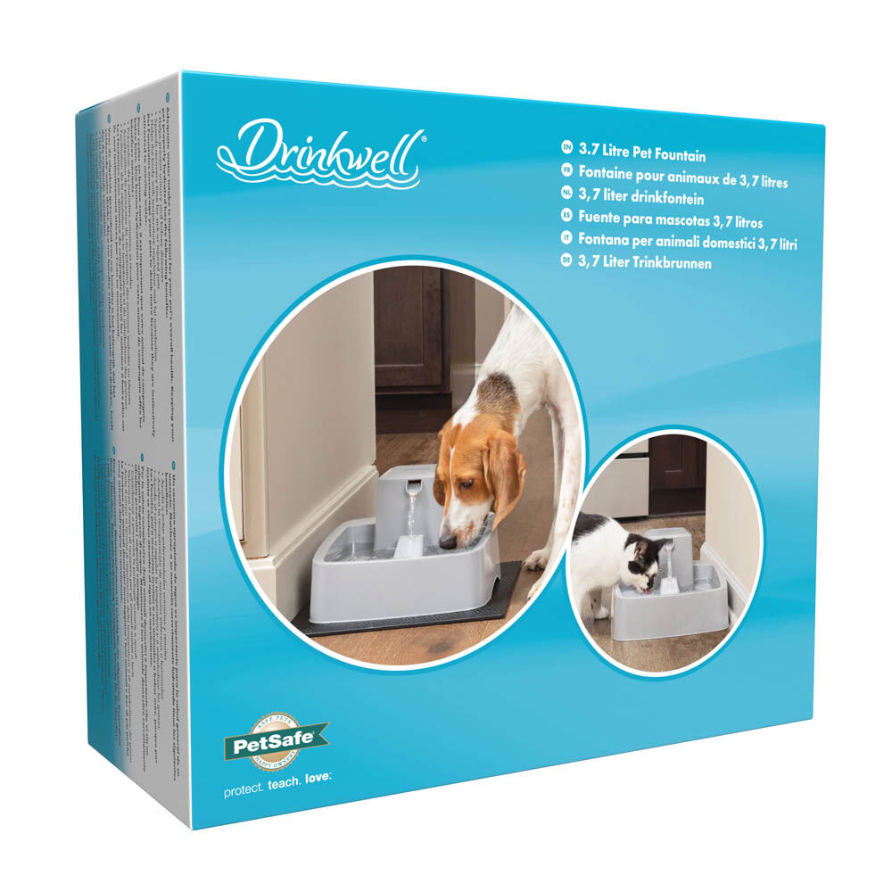 Petsafe Drinkwell - Drinkfontein - 3.7 Liter - Grijs