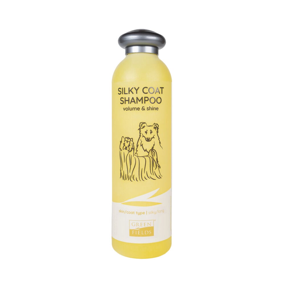 Greenfields Silky Coat - Langharige vacht - Hondenshampoo - 270 Milliliter - Transparant