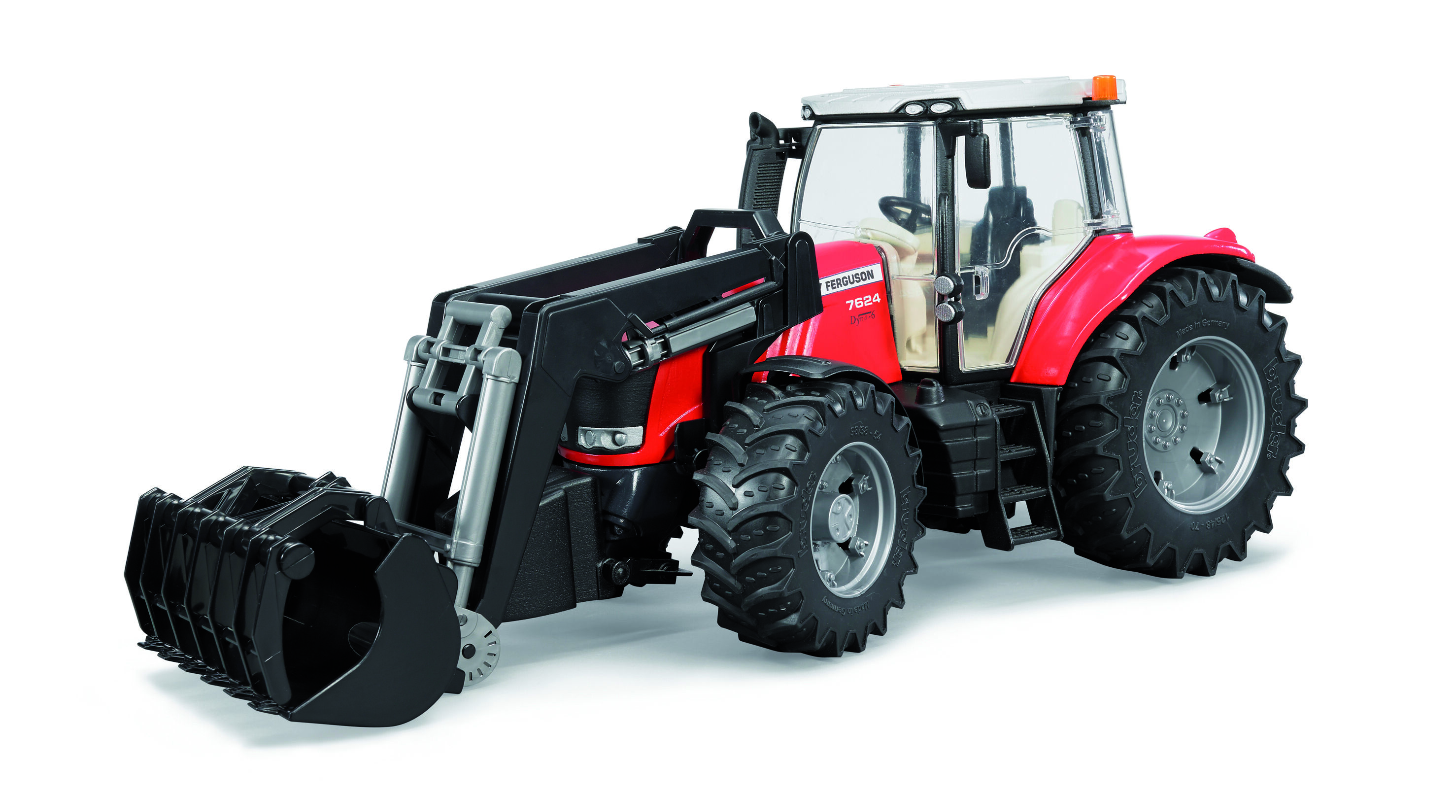 Bruder Massey Ferguson 7624 met voorlader 1:16 - Tractoren