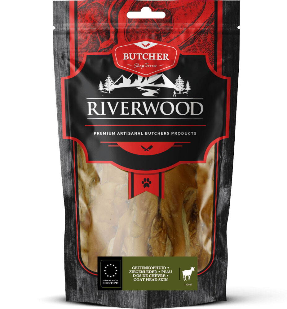 Riverwood Butcher Shop Series Geitekophuid - Hondensnack