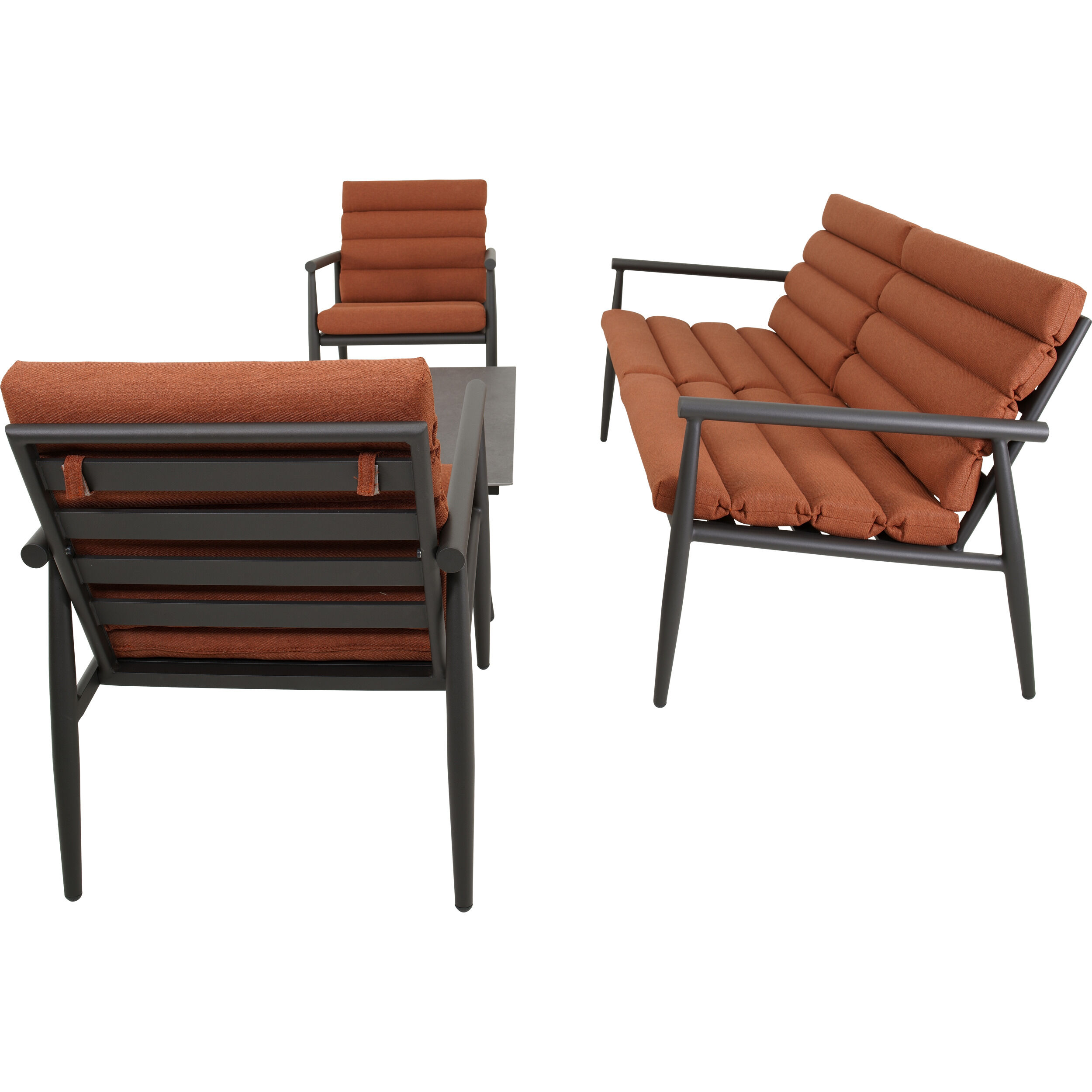 Lesli Living Harper - Loungeset - Terra - 72x76x168 cm