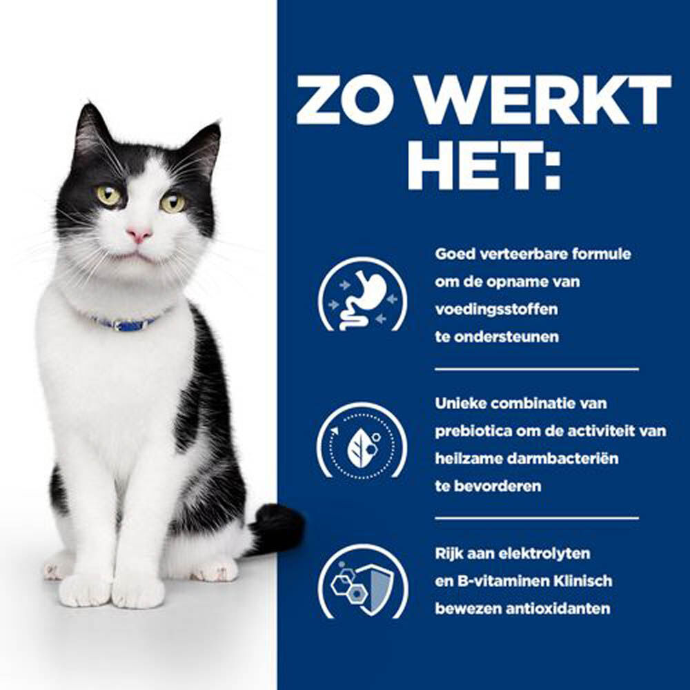 Hill's Prescription Diet Digestive Care - Kattenvoer - 12x85 gram - 85 Gram - zalm