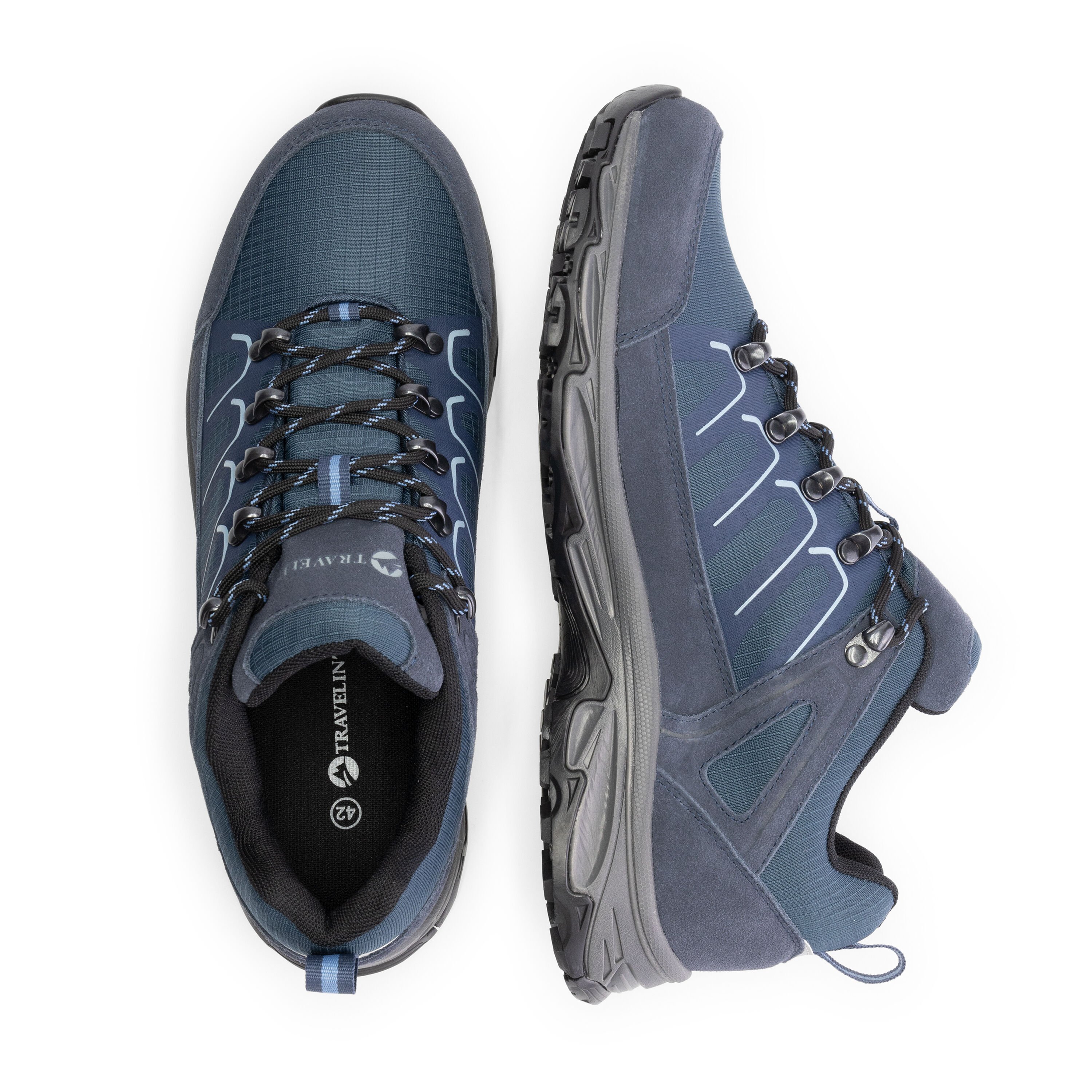 Travelin Lokken - Wandelschoenen - Blauw - 40