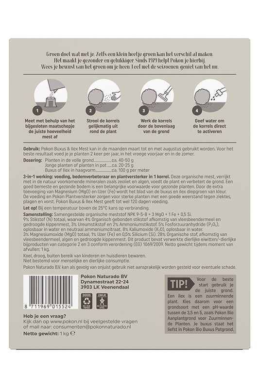 Pokon Buxus voeding - Siertuinmeststof - 1 Kilogram