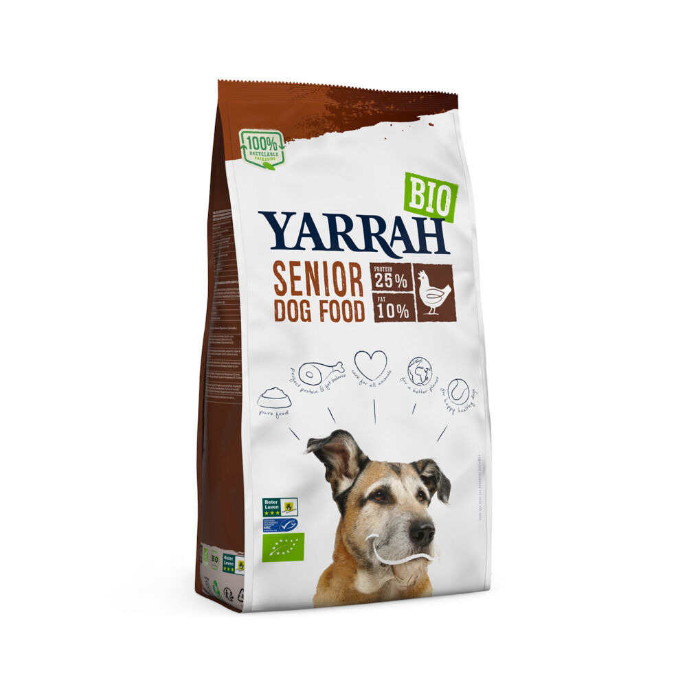 Yarrah Senior Biologisch - Hondenvoer - 10 Kilogram - kip Yarrah Senior Biologisch - Hondenvoer - 10 Kilogram - kip