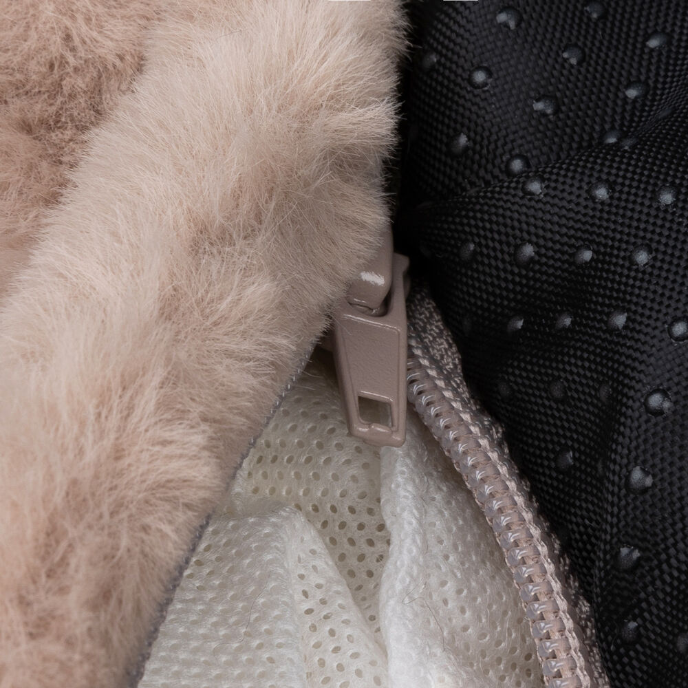 District 70 NUZZLE - Hondenmand - taupe - 17x75x75 cm - Klein