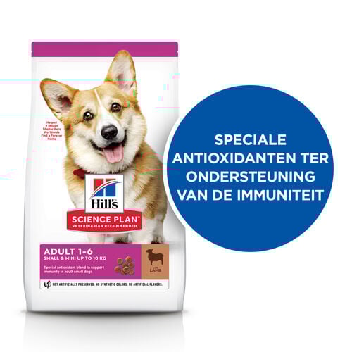 Hill's Science Plan Adult Small - Mini - Hondenvoer - 1.5 Kilogram - lam