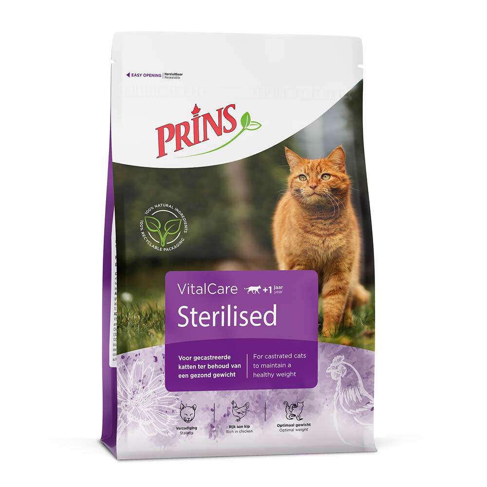 Prins VitalCare Sterilised - Kattenvoer Prins VitalCare Sterilised - Kattenvoer