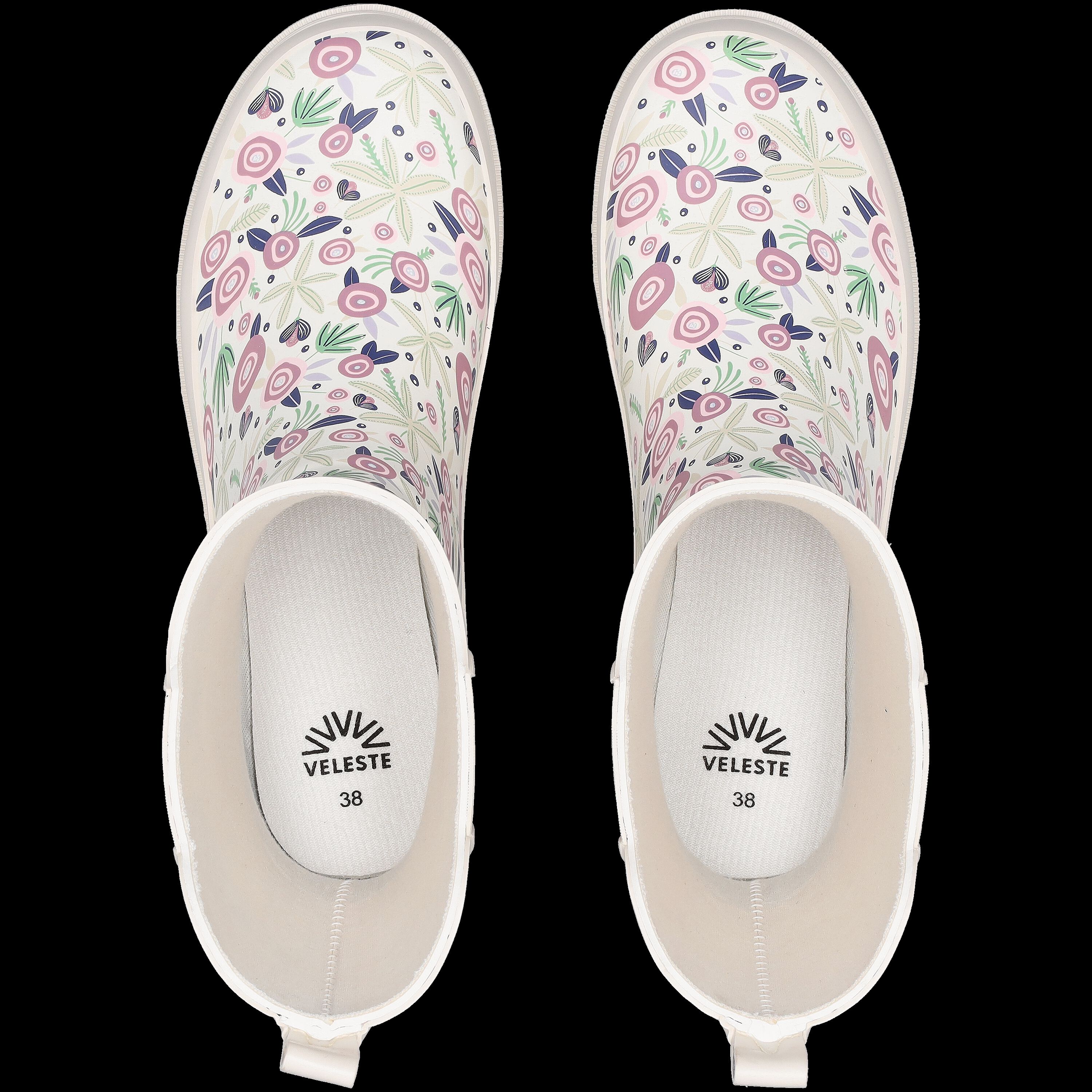 VELESTE Bloem - Regenlaarzen - Zand - 37