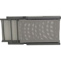 Lesli Living Lazarro - Ligbed - Antraciet - 31x193x56 cm
