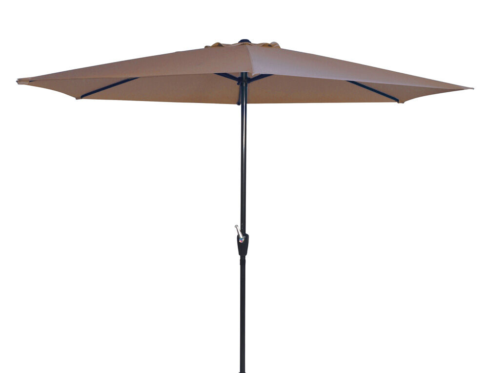 Lesli Living Gemini - Parasol - Taupe - 300 cm Lesli Living Gemini - Parasol - Taupe - 300 cm