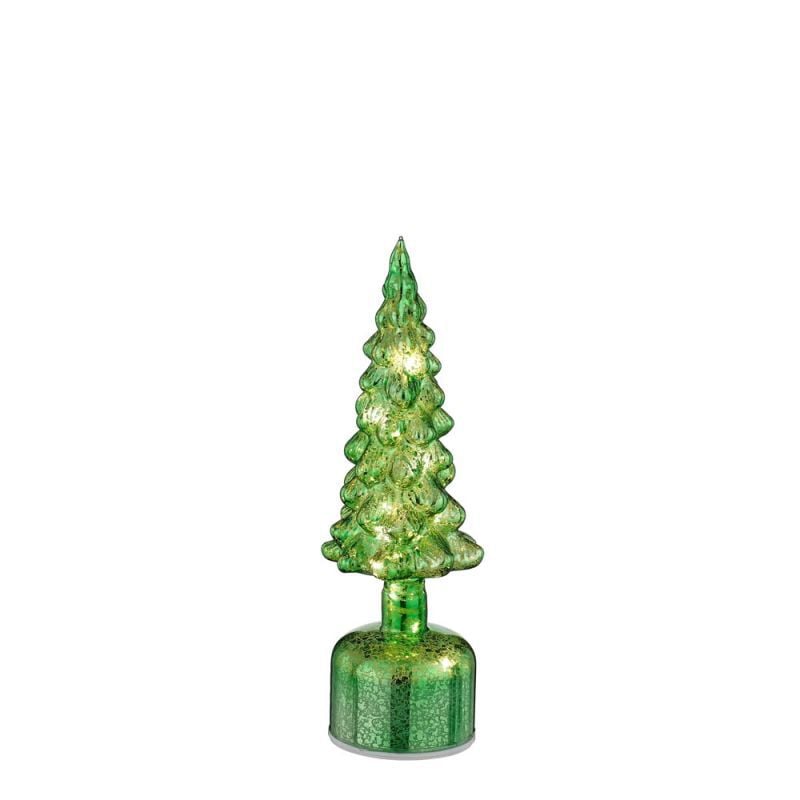 Mica Decorations Kerstboompje - Kerstdecoratie - Groen - 32x9.5 cm