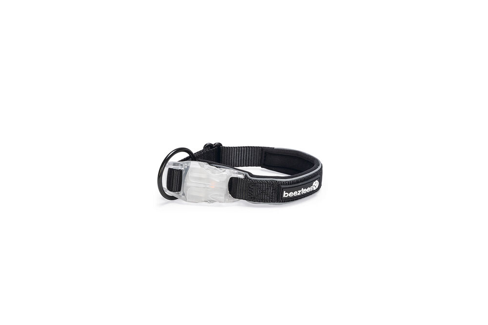 Beeztees Parinca - Lichtende Halsband - Hond - zwart - 30 tot 35 cm Beeztees Parinca - Lichtende Halsband - Hond - zwart - 30 tot 35 cm
