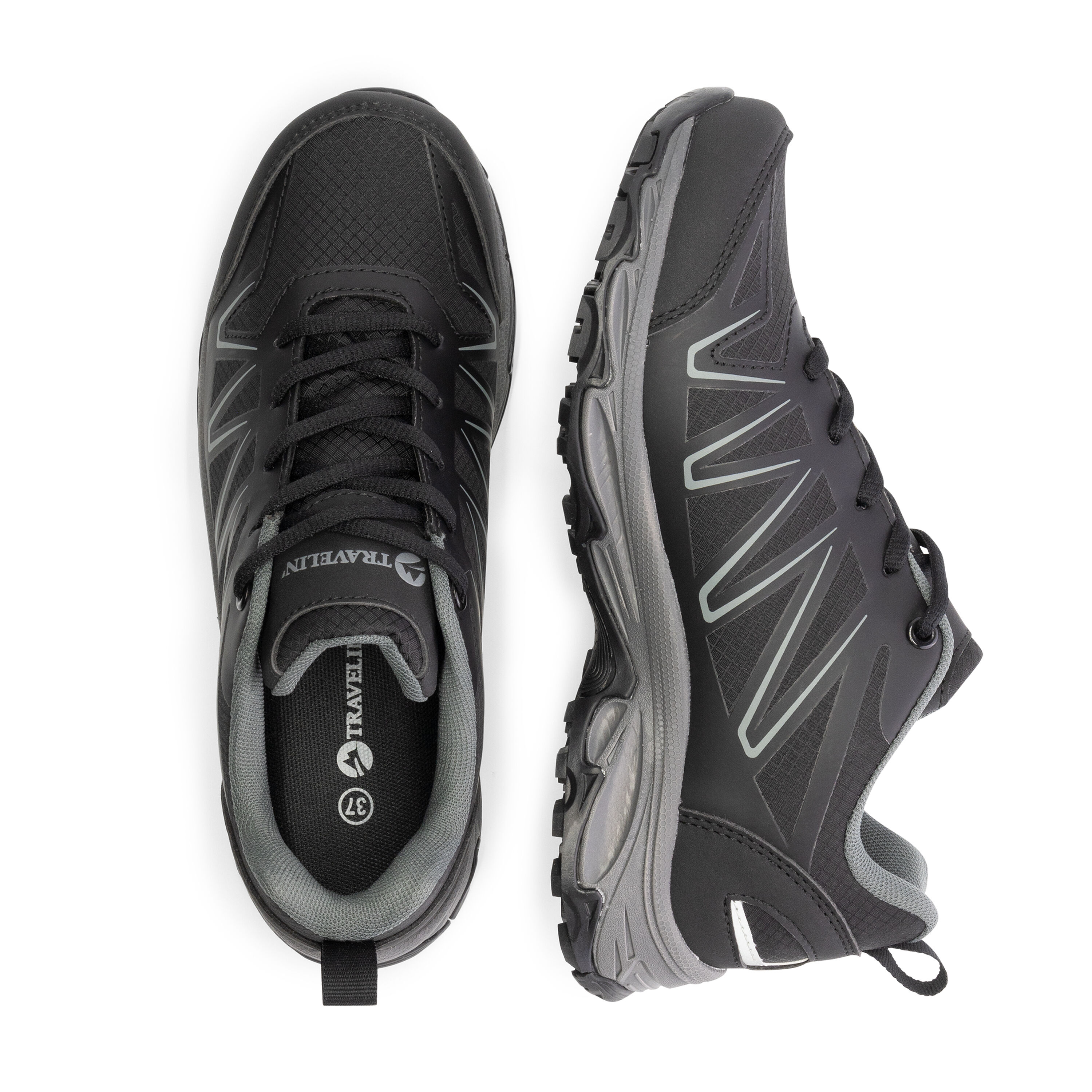 Travelin Nysted - Wandelschoenen - Donkergrijs - 36