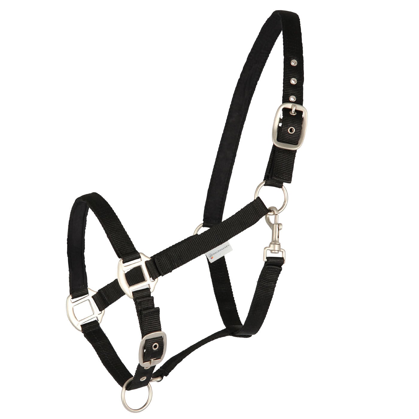 Waldhausen Halster Luxe - Paard halsters - Zwart - Pony Waldhausen Halster Luxe - Paard halsters - Zwart - Pony