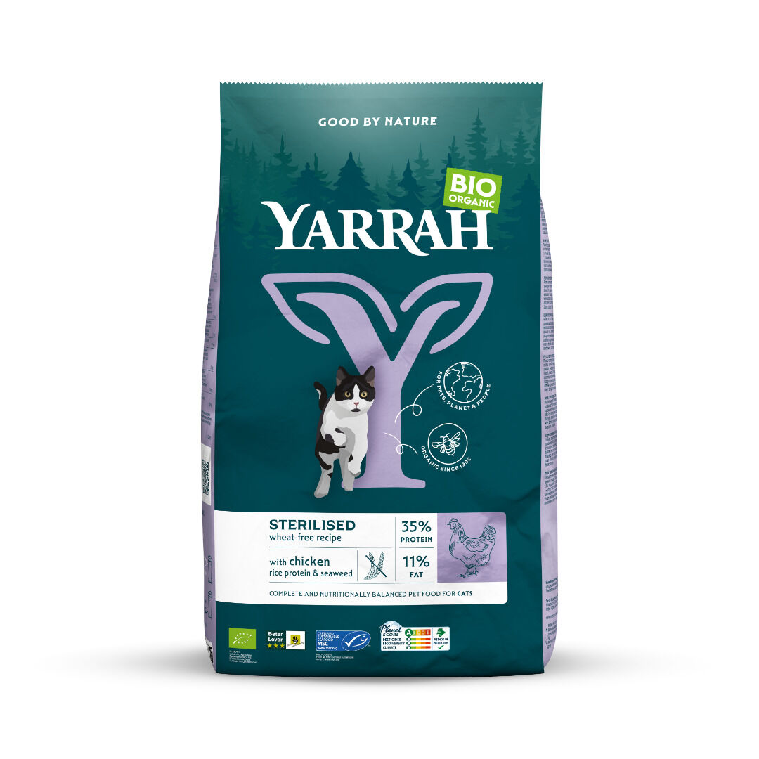 Yarrah Sterilised Graanvrij - Biologisch Kattenvoer Yarrah Sterilised Graanvrij - Biologisch Kattenvoer