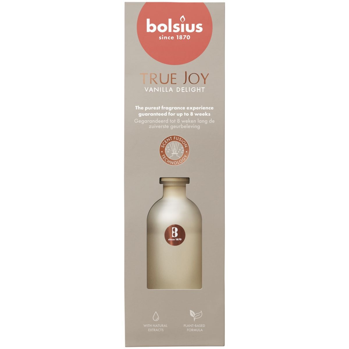 Bolsius True Joy - Geurverspreider - 21 cm - creme wit - Delight Bolsius True Joy - Geurverspreider - 21 cm - creme wit - Delight