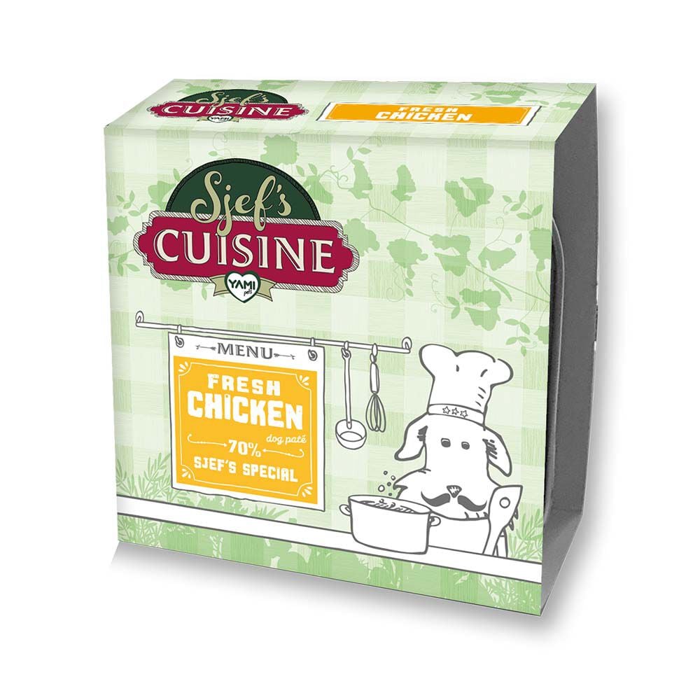 Sjef's Cuisine Special Paté - Hondenvoer - 300 Gram - kip Sjef's Cuisine Special Paté - Hondenvoer - 300 Gram - kip