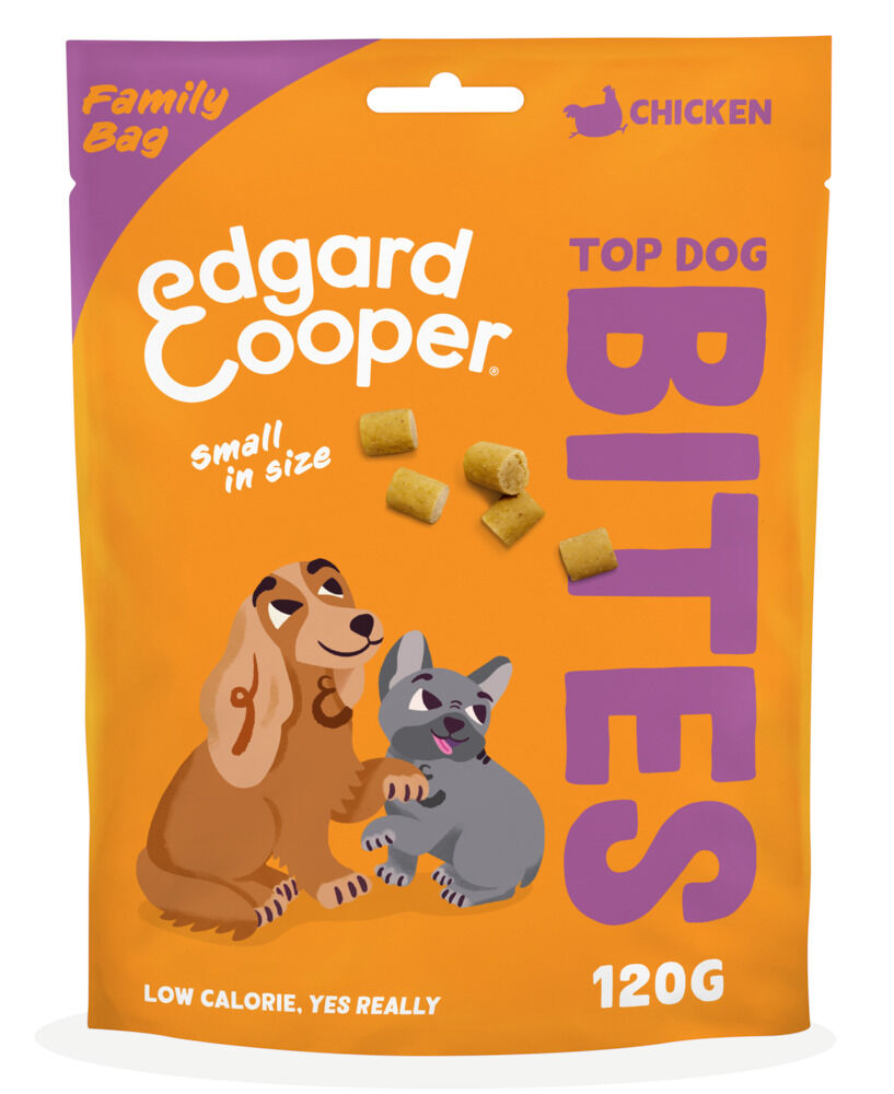 Edgard en Cooper Bites Adult Small - Hondensnack - 120 Gram - kip - S Edgard en Cooper Bites Adult Small - Hondensnack - 120 Gram - kip - S