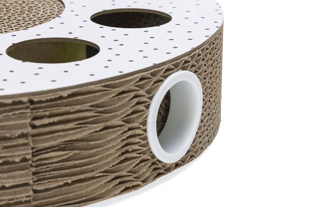 Beeztees Hide - Krabkarton - Bruin Roze - 7x35x35 cm