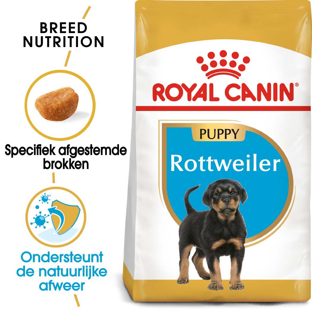 Royal Canin Rottweiler Puppy - Hondenvoer - 3 Kilogram - gevogelte