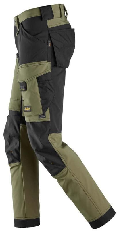 Snickers AllroundWork 6375 - Werkbroek - Groen - 48 - 82