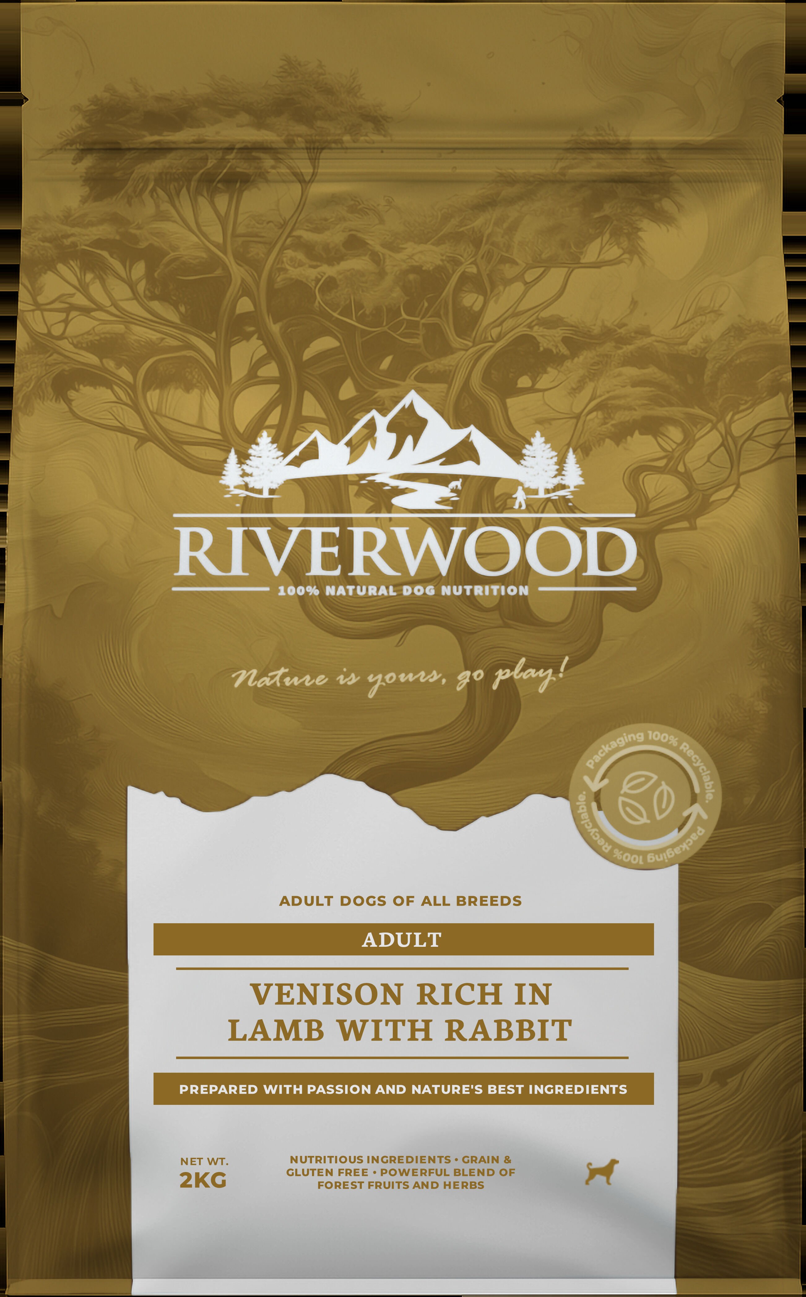 Riverwood Adult - Hondenvoer - 2 Kilogram Riverwood Adult - Hondenvoer - 2 Kilogram