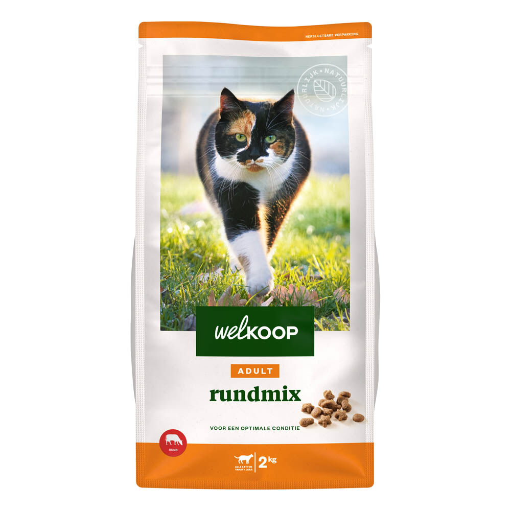 Welkoop Adult - Kattenvoer - 2 Kilogram - rund Welkoop Adult - Kattenvoer - 2 Kilogram - rund