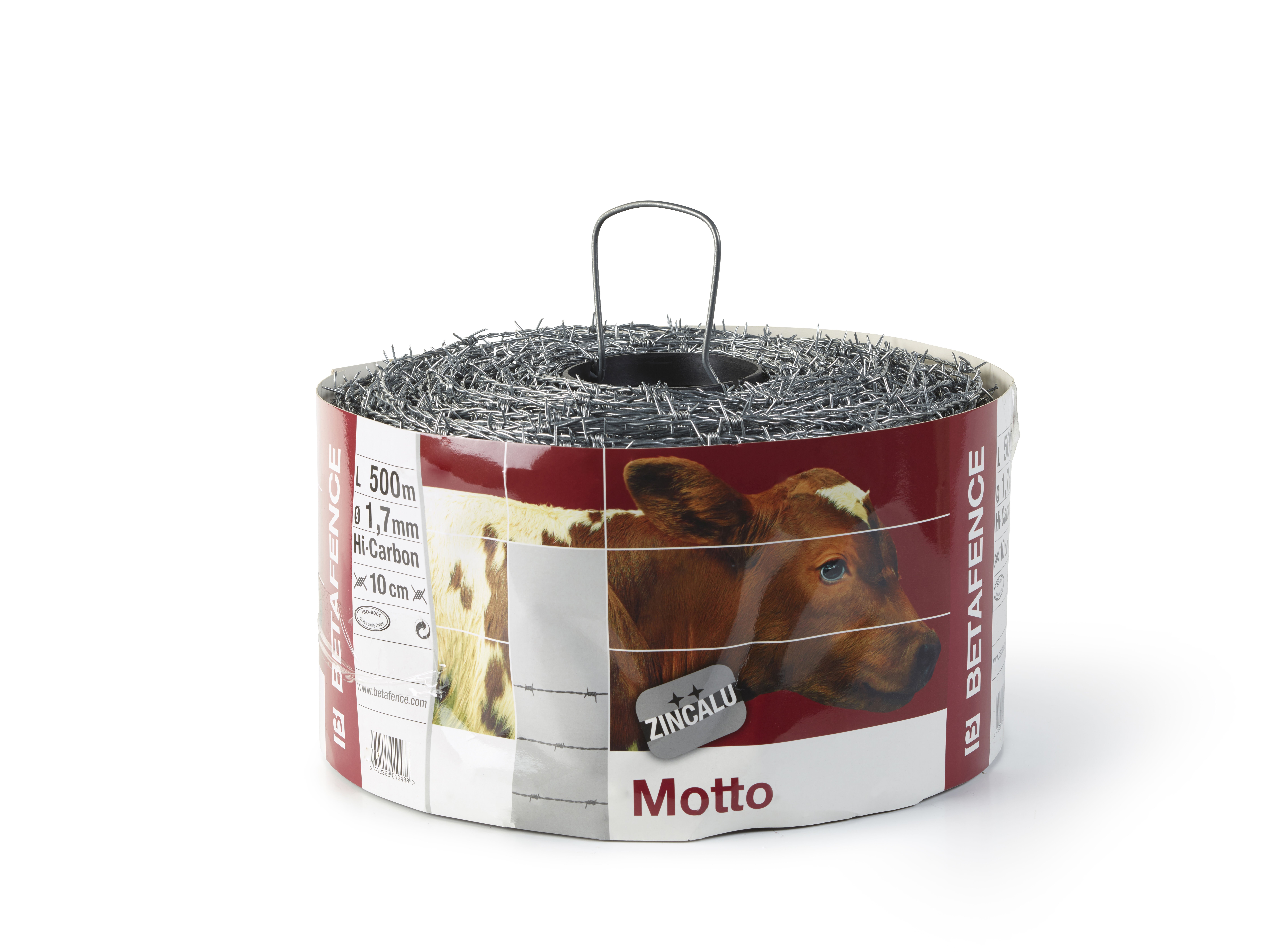 Betafence - Motto - Prikkeldraad - Verzinkt - 24x38x38 cm - 5000 cm
