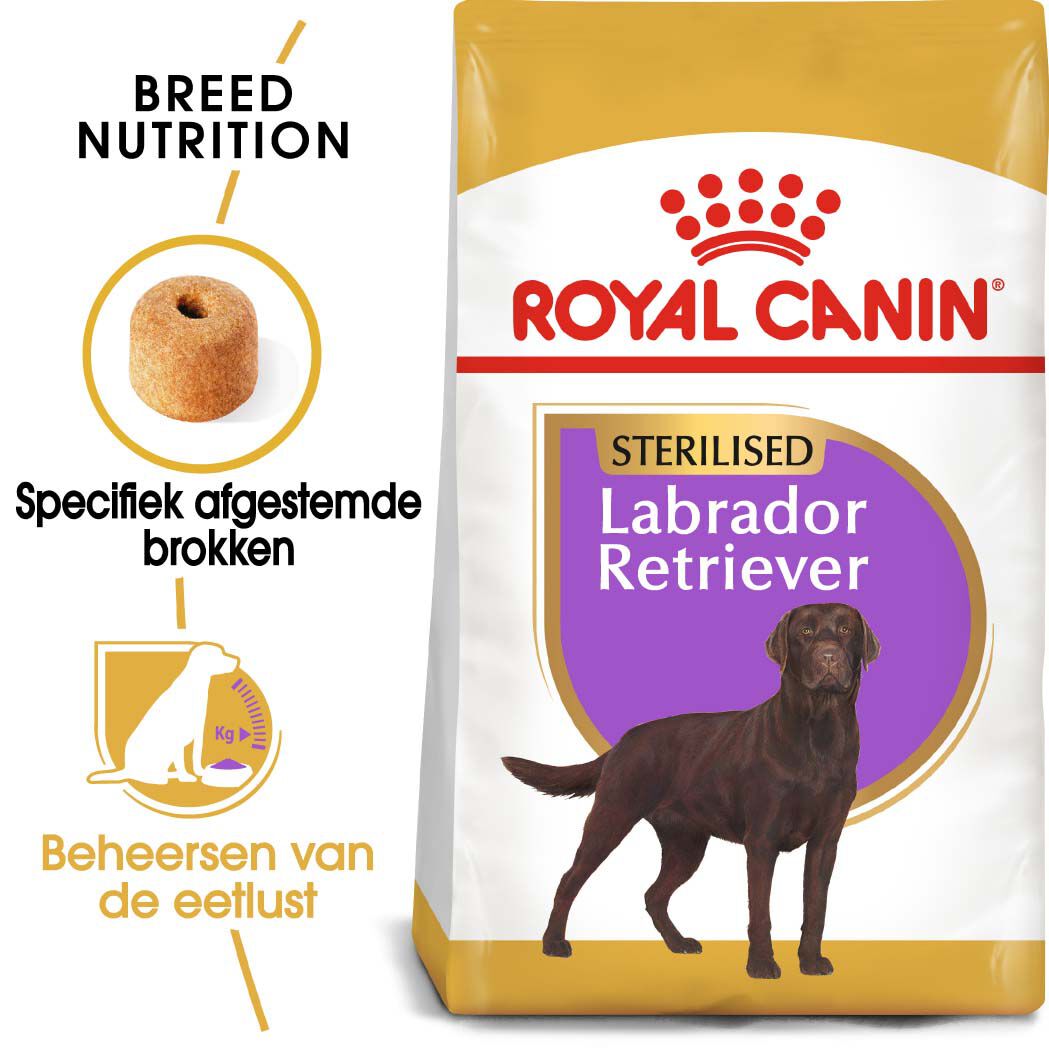 Royal Canin Labrador Retriever Sterilised - Hondenvoer - 12 Kilogram - gevogelte