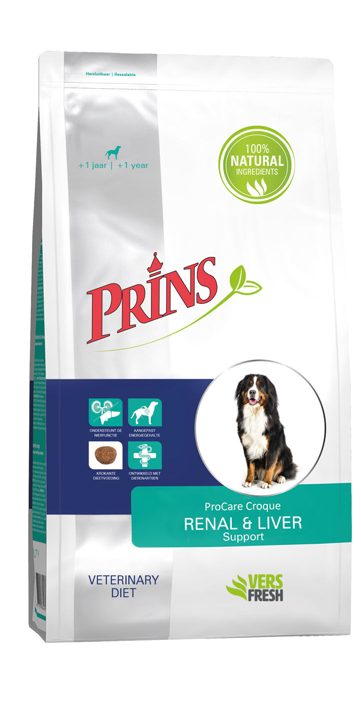 Prins Dieet ProCare Renal & Liver Support - Hondenvoer veterinair - 10 Kilogram - gevogelte Prins Dieet ProCare Renal & Liver Support - Hondenvoer veterinair - 10 Kilogram - gevogelte