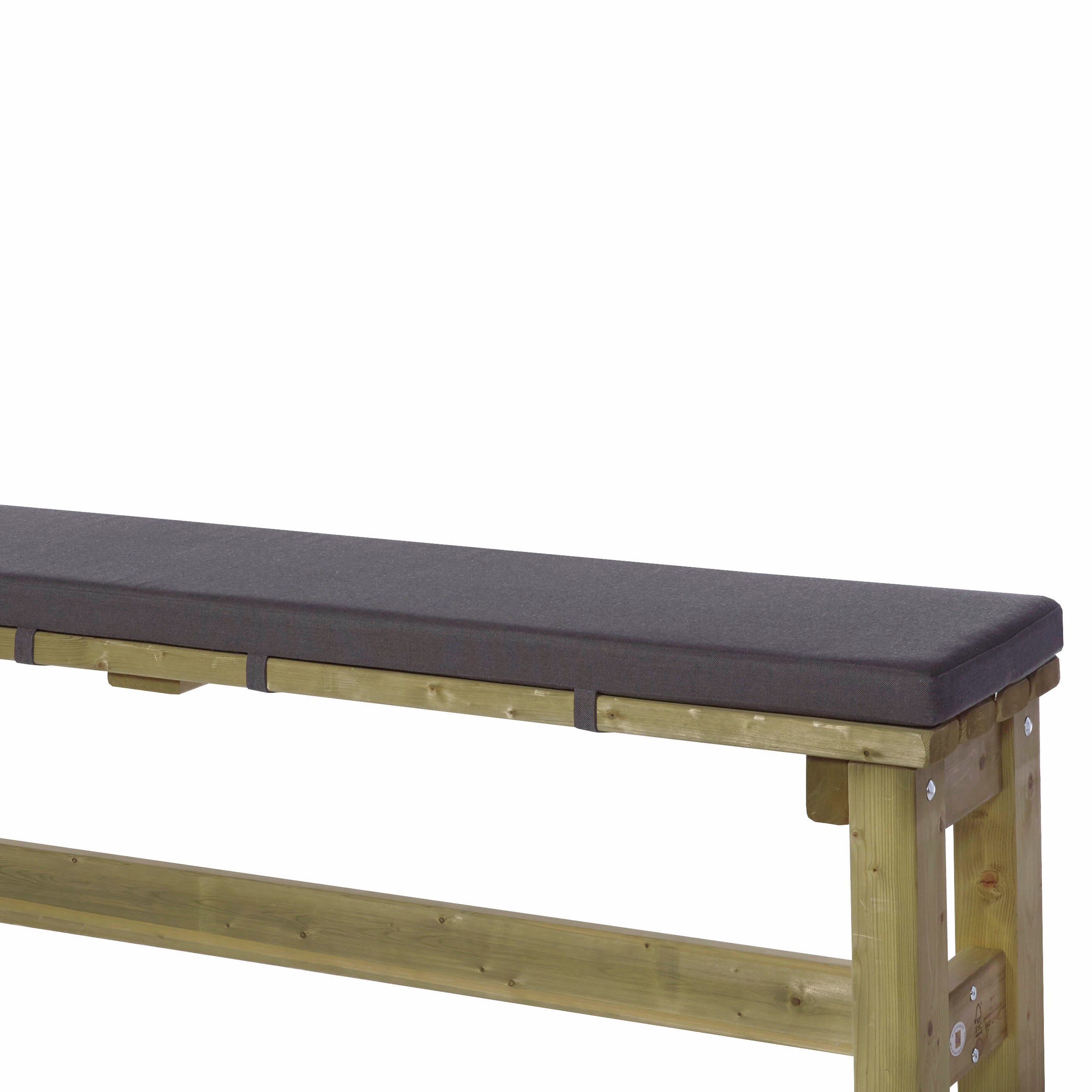 Talen Buitenmeubelen voor de bank Zeist zonder leuning - Bankkussen - Antraciet - 180x42x6cm - Antraciet