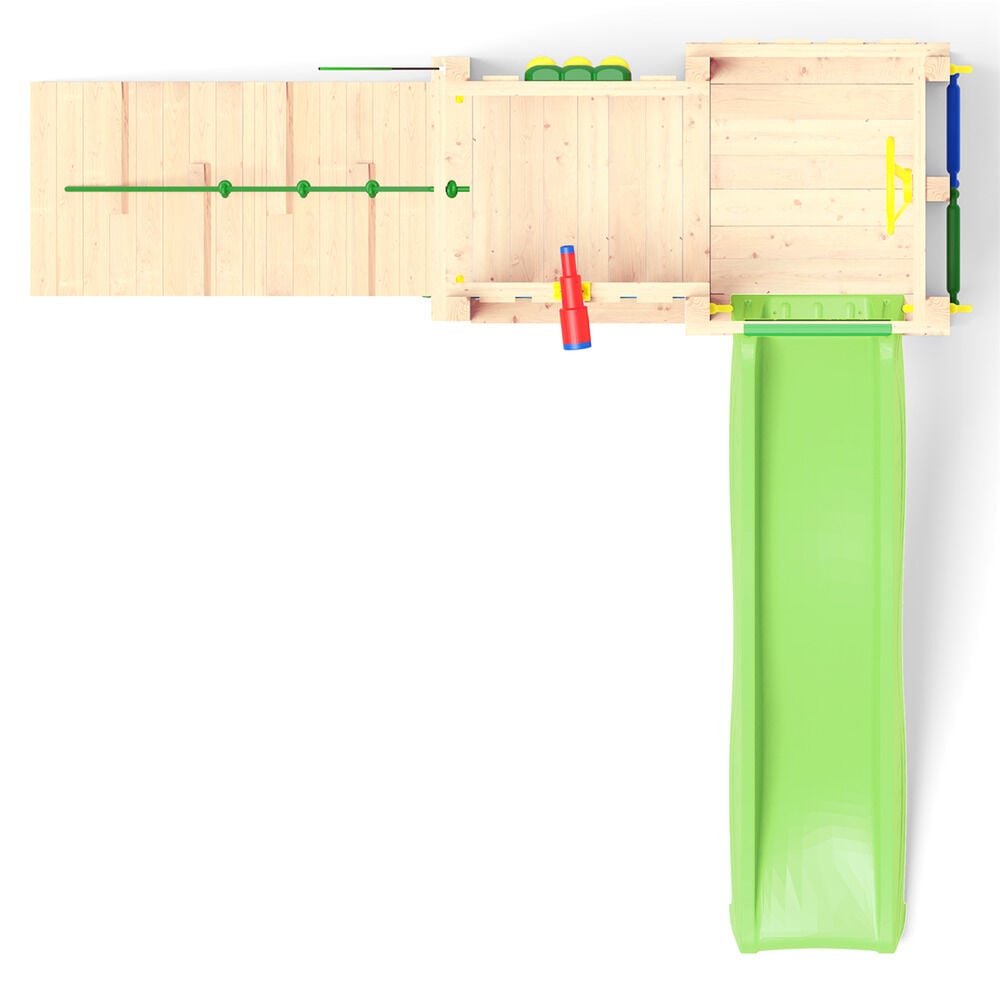 Jungle Gym Sauda Douglas - Speeltoestel - Licht groen - Douglas hout