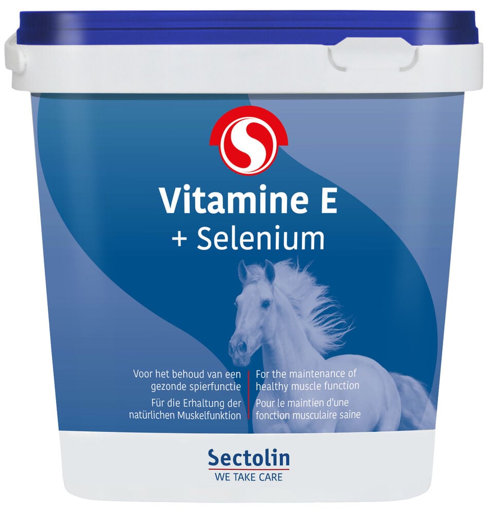 Sectolin Vitamine E + Selenium Poeder - Vitaminensupplement Paard - 3 Kilogram - Zak Sectolin Vitamine E + Selenium Poeder - Vitaminensupplement Paard - 3 Kilogram - Zak