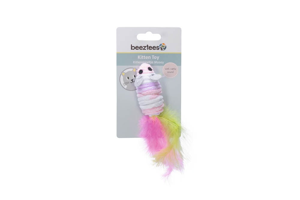 Beeztees Kitten Chen - Kattenspeeltje - Roze