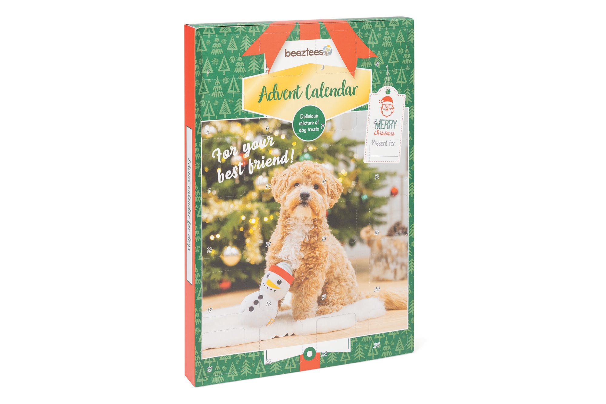 Beeztees Kerst Adventskalender Paw - Hondensnack