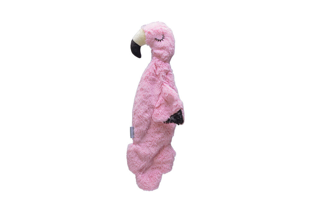 Beeztees Flatino Flamingo Fe Knuffel - Puppyspeelgoed Beeztees Flatino Flamingo Fe Knuffel - Puppyspeelgoed