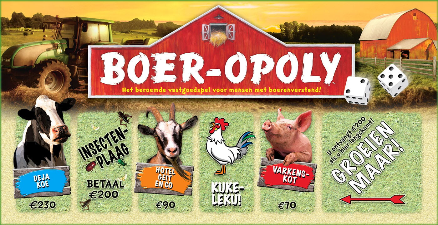 Plenty Gifts Boer opoly - Partyspel Plenty Gifts Boer opoly - Partyspel