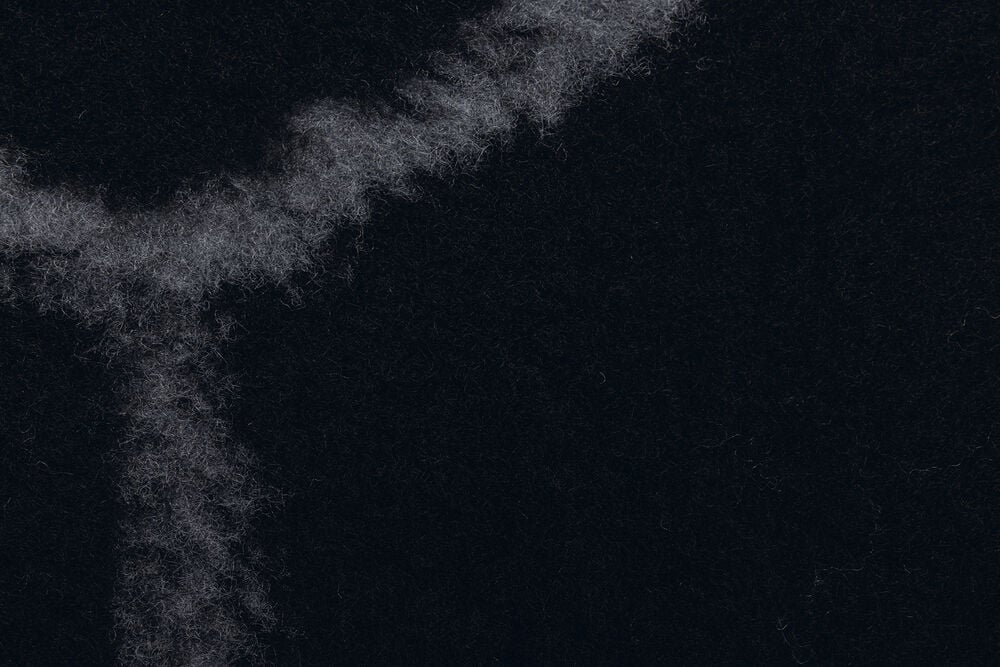 Designed by Lotte Qub eco- vetbed - zwart/grijs - 3x44x62 cm - S