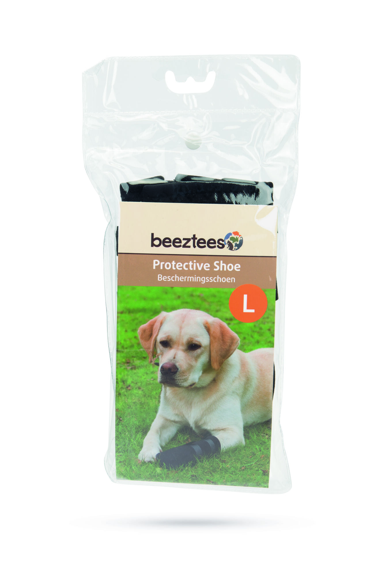 Beeztees - Beschermingsschoen Hond - 2 Stuks - Zwart - L