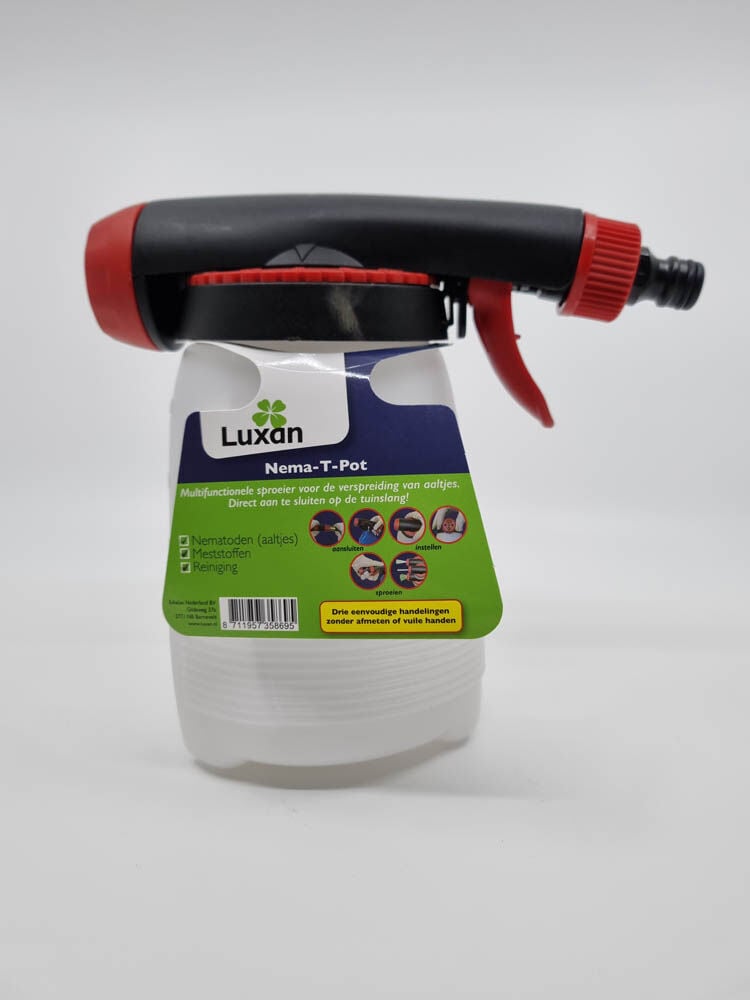 Luxan Nema-T-Pot - Aaltjessproeier Luxan Nema-T-Pot - Aaltjessproeier